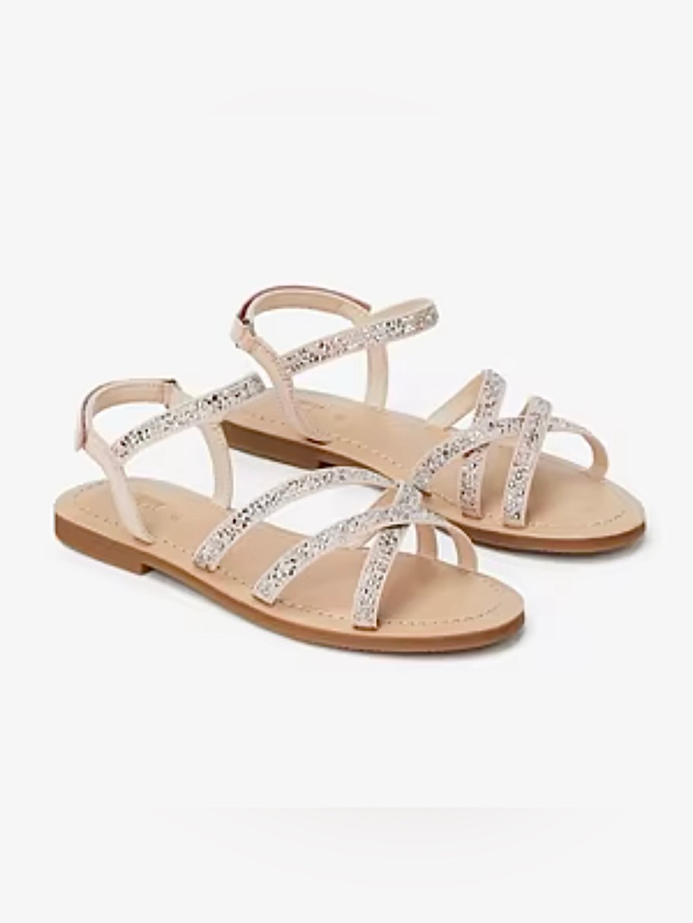 New ZARA Girls Sparkly Strap Sandal